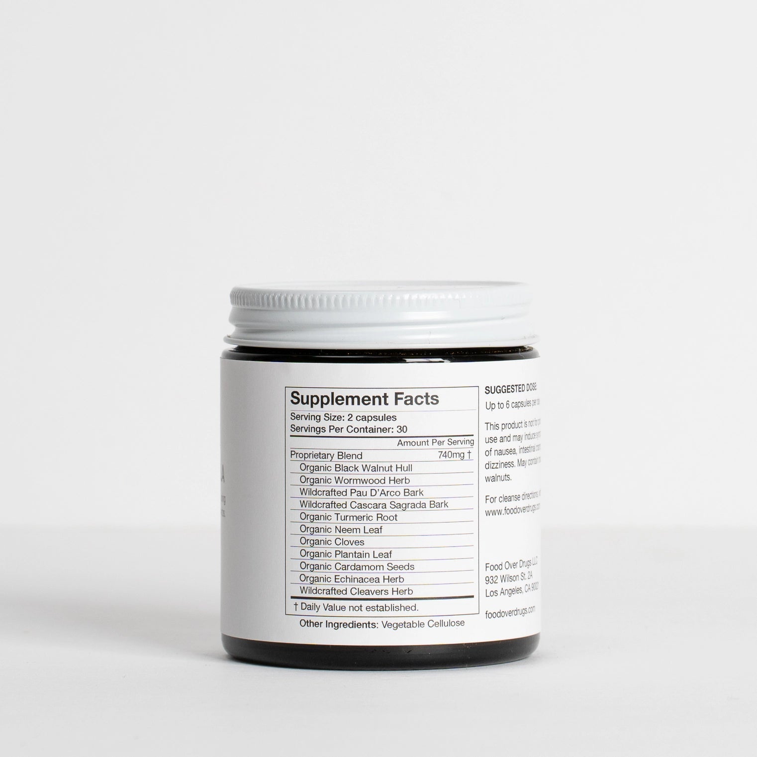 Food Over Drugs Parasite Formula