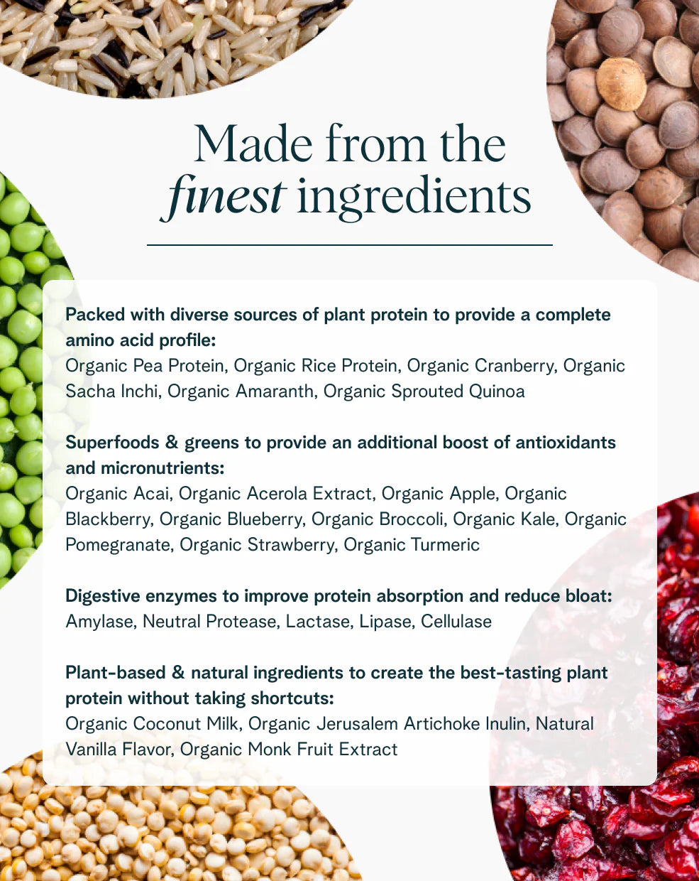 Ora Organic So Lean & So Clean Chef-crafted Plant Protein-Vanilla