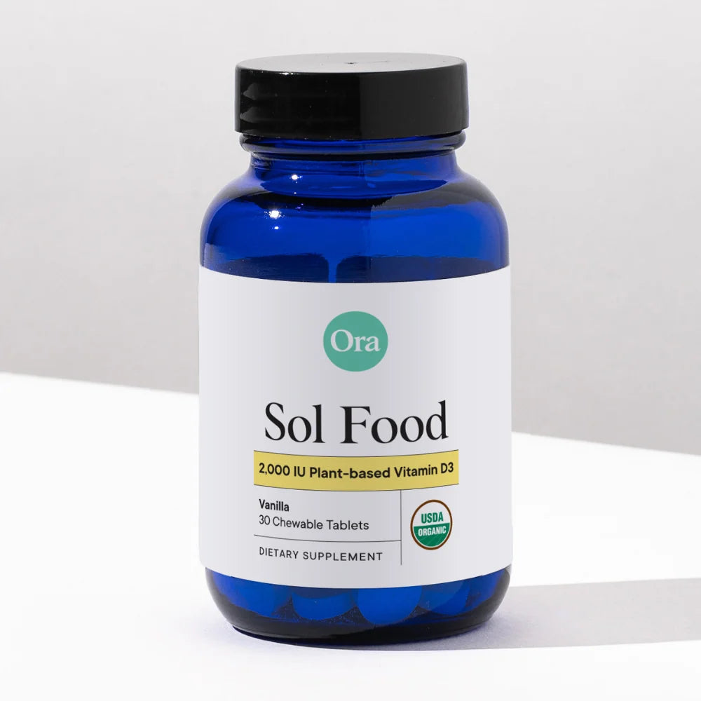 Ora Organic Sol Food 2,000 IU Vitamin D Tablets