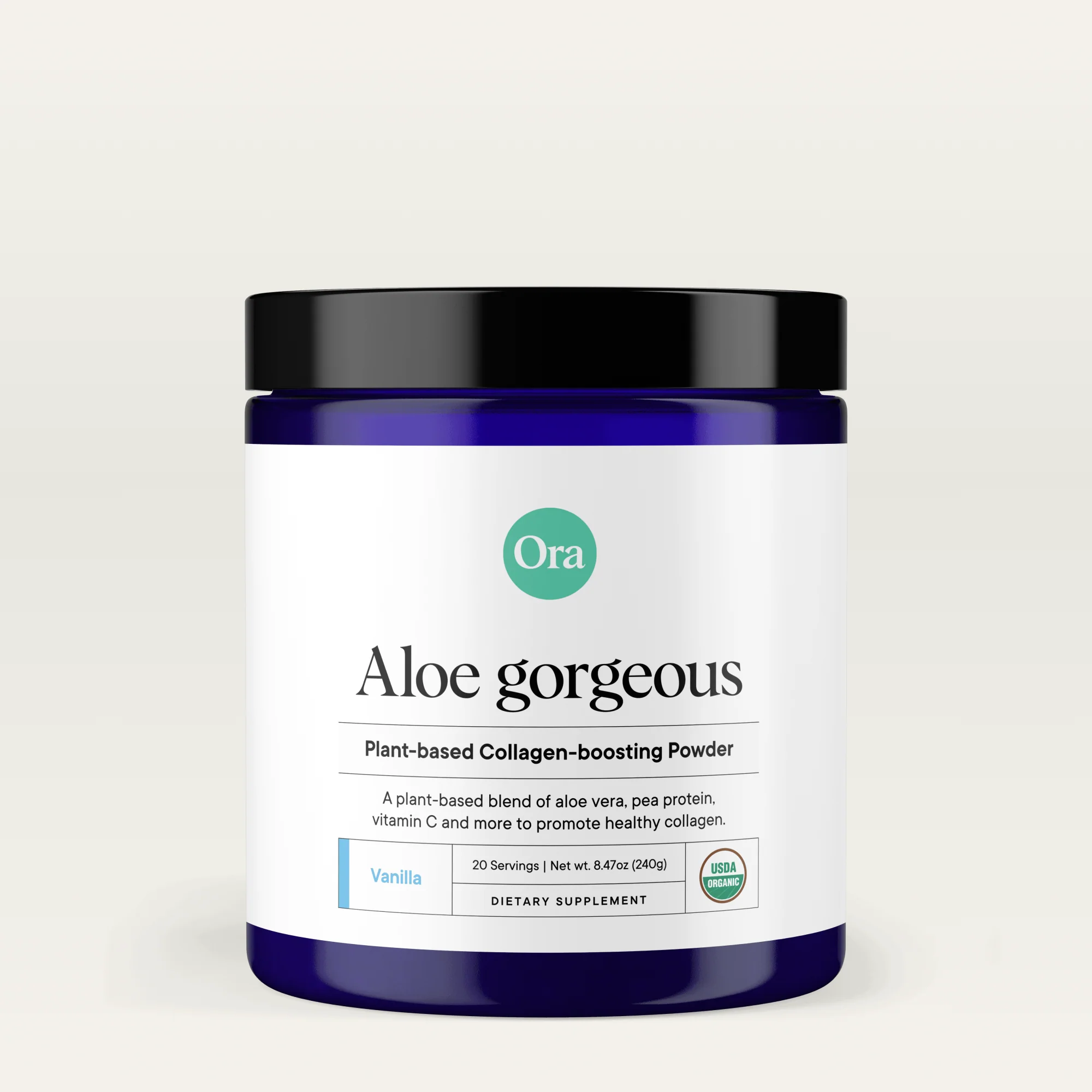 Ora Organic Aloe Gorgeous Vegan Collagen-Boosting Powder