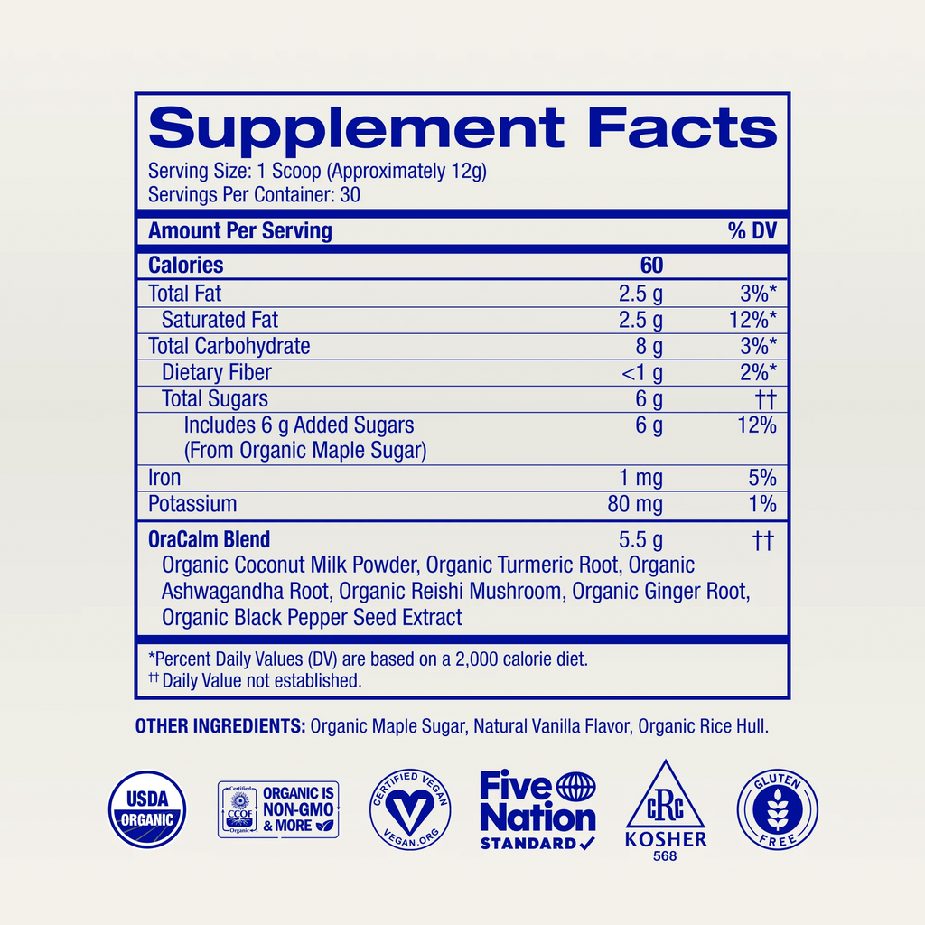 Ora Organic Good as Gold Golden Milk Turmeric Powder