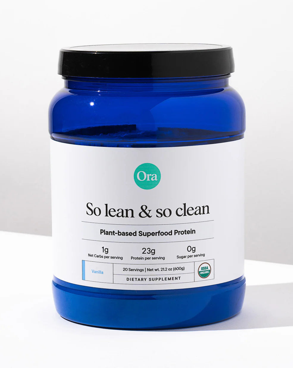 Ora Organic So Lean & So Clean Chef-crafted Plant Protein-Vanilla