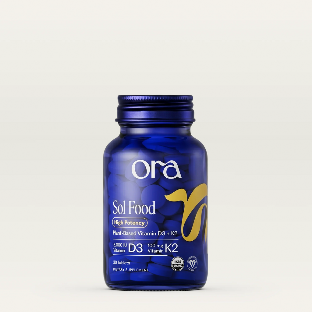 Ora Organic Sol Food 5,000 IU Vitamin D3 & K2 Chewables