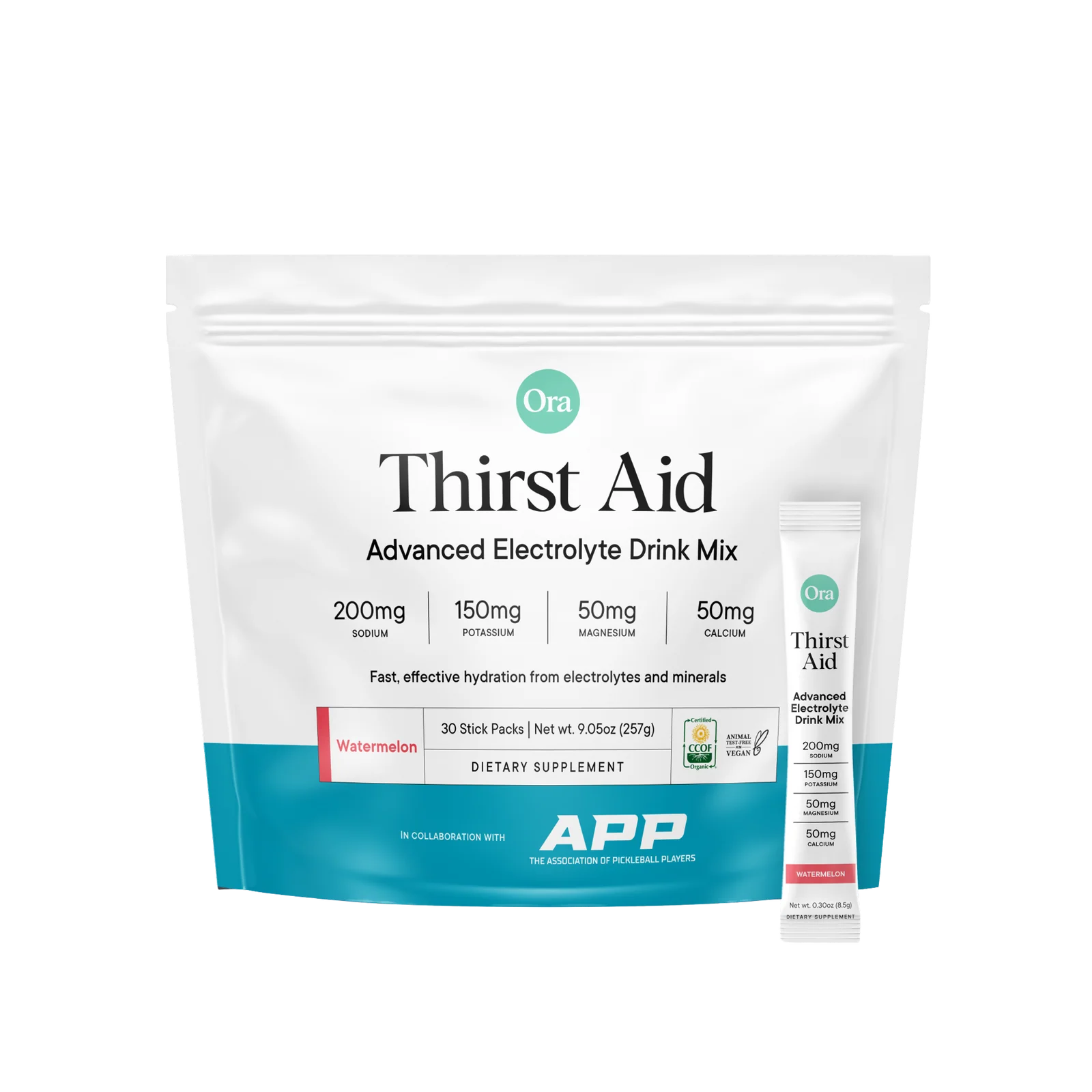 Ora Organic Thirst Aid Advanced Electrolyte Drink Mix