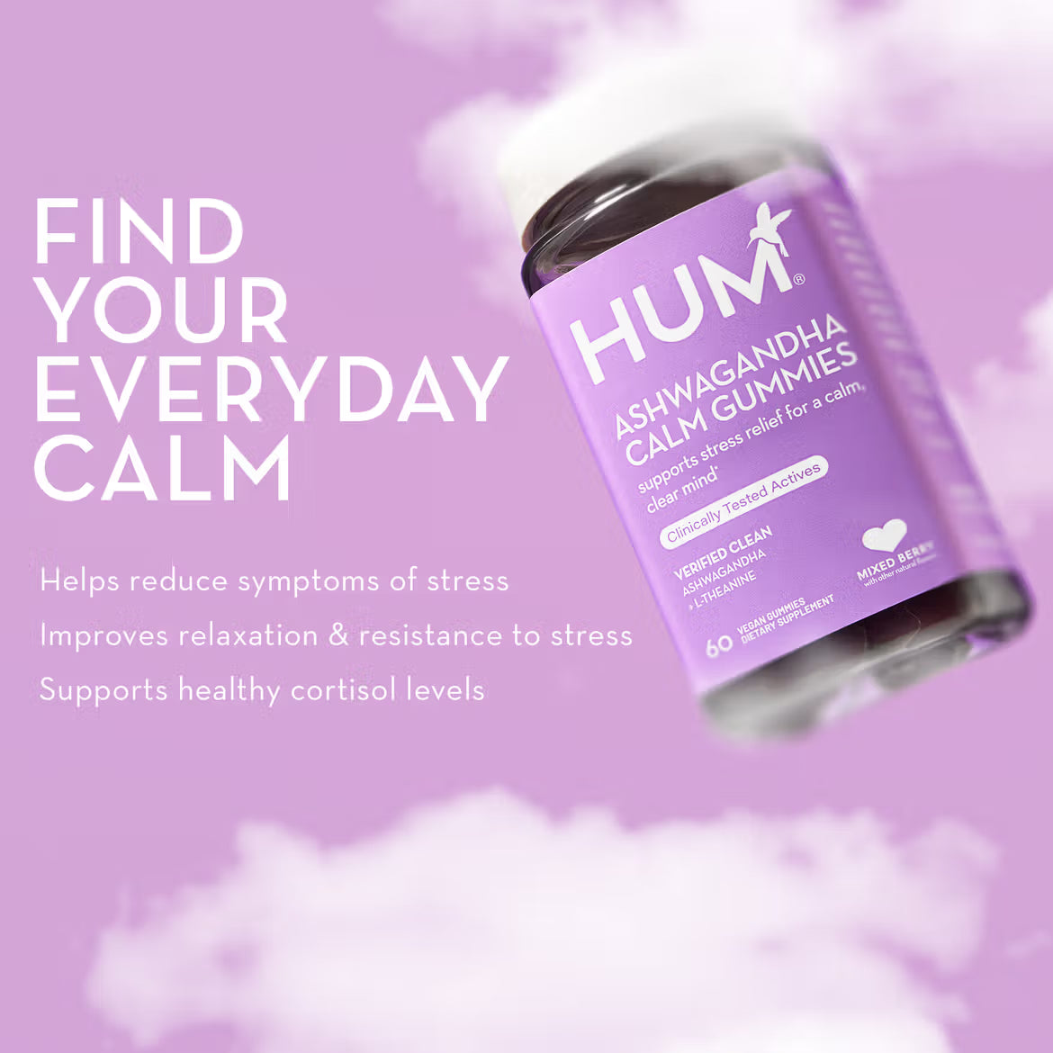 Hum Nutrition Ashwagandha Calm Gummies
