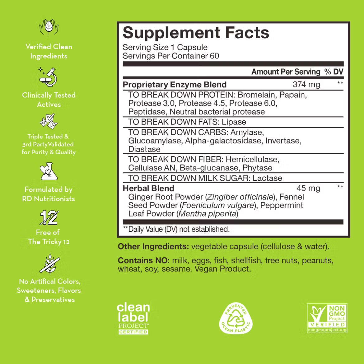 HUM Nutrition Flatter Me Extra Strength