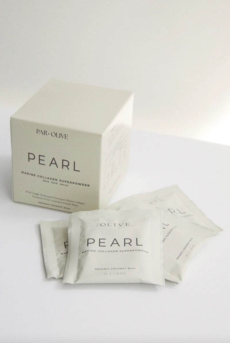 (Pre-order) PAR OLIVE PEARL MARINE COLLAGEN SUPERPOWDER (ORGANIC COCONUT) TRAVEL SET